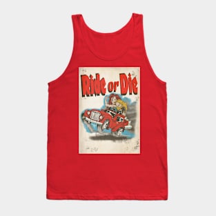 Vintage Hot Rod magazine-  Ride or Die Tank Top